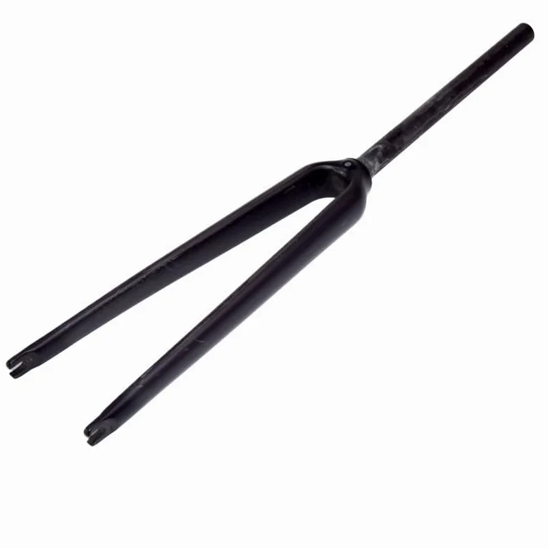 Horquilla Para Bicicleta Horquilla delantera de fibra de carbono for bicicleta de carretera de carreras, 700C, 25,4 mm, brillante y mate, horquilla rígida de carbono for bicicleta de piñón fijo Horqui