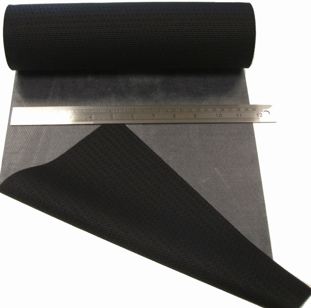 0,5 metros Repare Patch Material de Melco T-5500 -traje isotérmico/traje seco, Scuba - adhesivo termofusible, aplicar con plancha eléctrico (Negro, 300 mm Ancho)