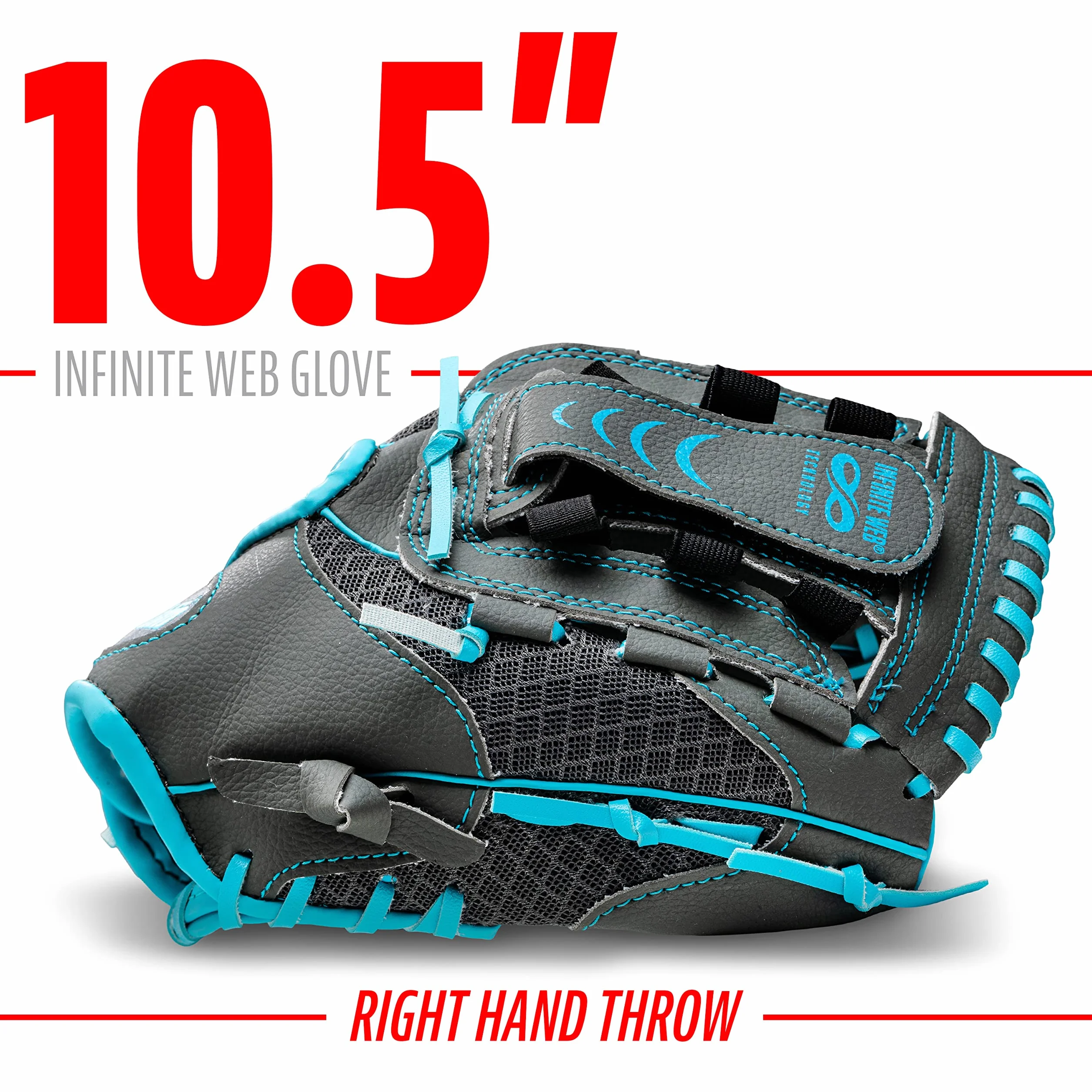 Franklin Sports Teglobe Infinite Web/Shok-Sorb Combo Series Guante de Campo 10.5 Pulgadas