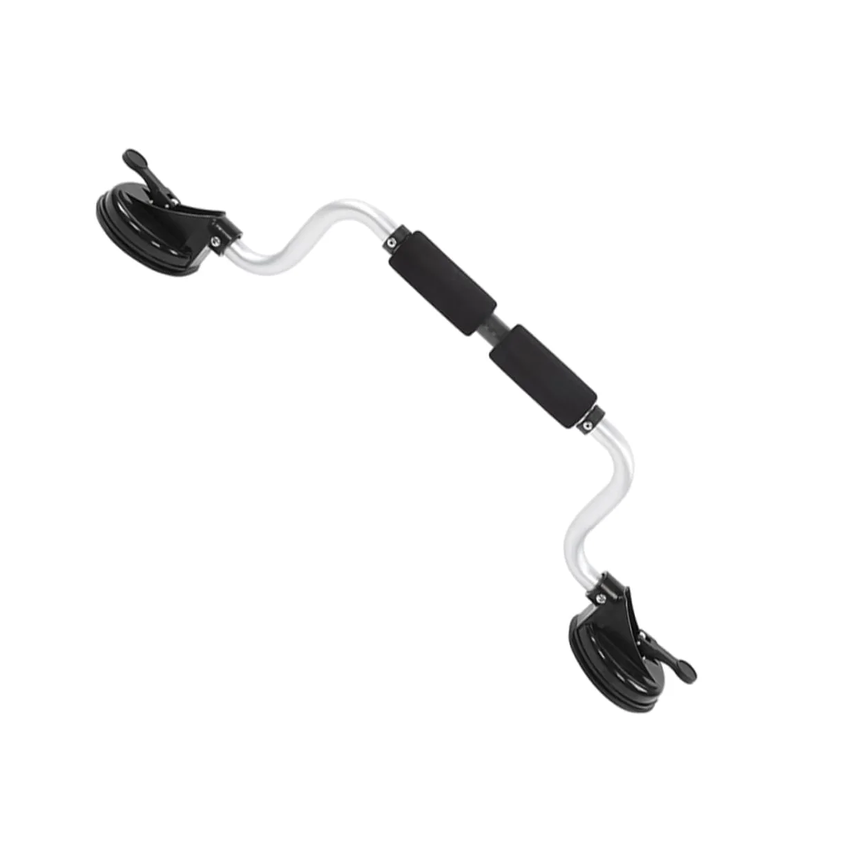 Toyvian Rodillo para Kayak y Canoa de Aleación de Aluminio con Ventosa, Soporte Resistente con Espuma Protectora y Capacidad Máxima de 40kg para Techo de Coche