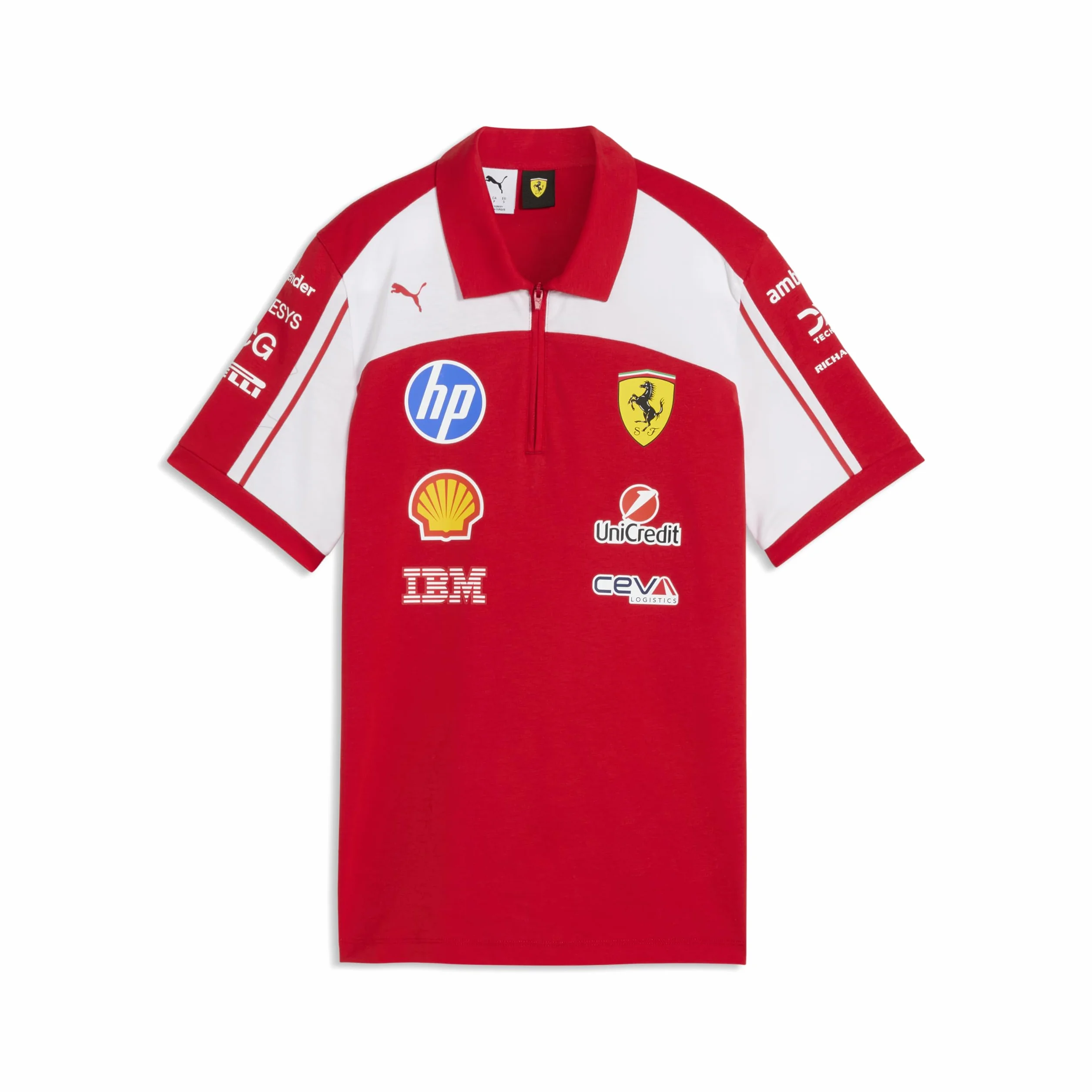 PUMA Scuderia Ferrari F1 2026 Polo del Equipo para Mujer - Rojo