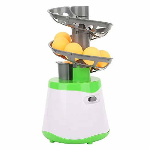 Robot Entrenador de Tenis de Mesa, Lanzador de Pelotas de Ping Pong Automático Abs Portátil con 10 Pelotas de Tenis de Mesa, Equipo de Práctica de Tenis de Mesa para Principiantes que Practican