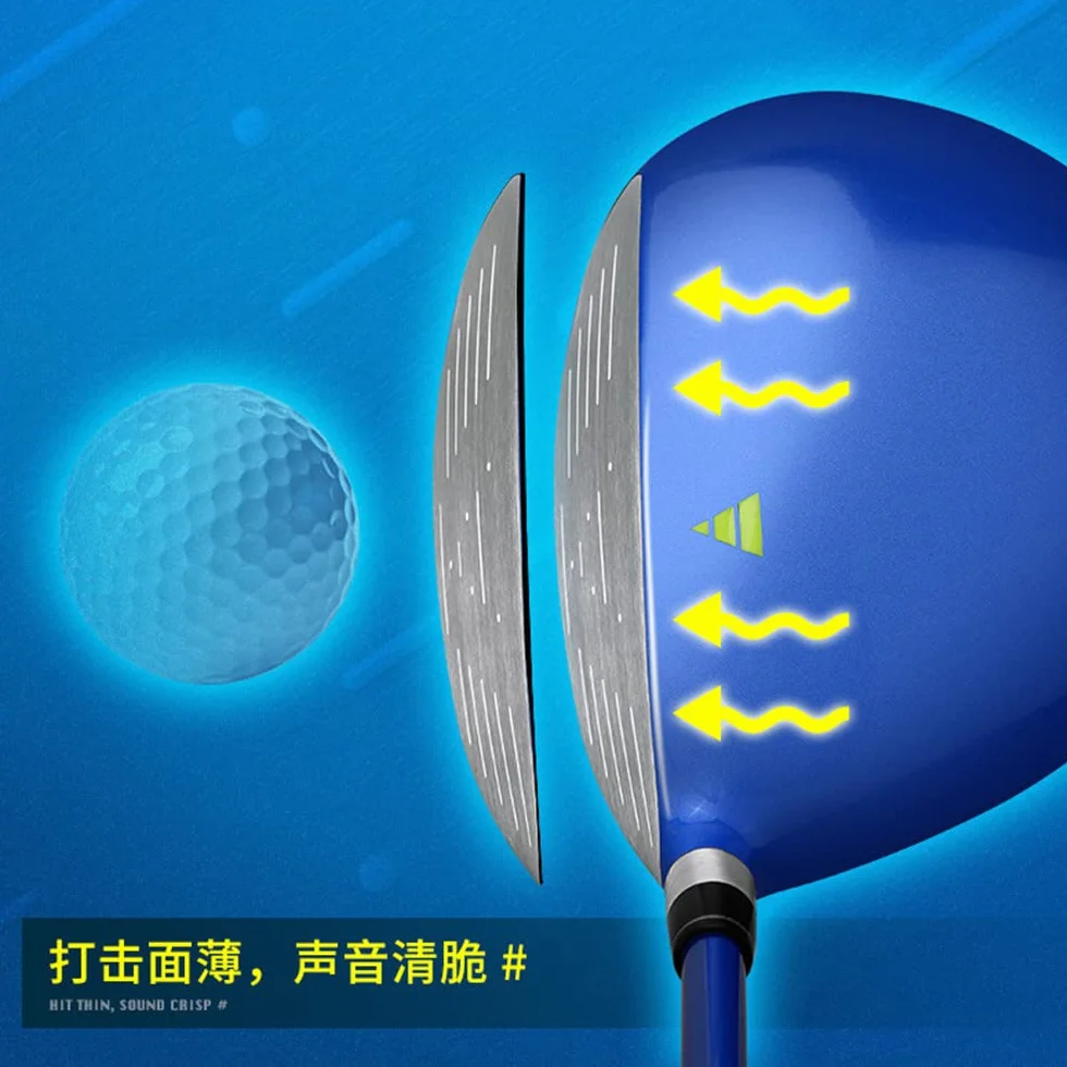 Junior Golf Fairway Wood Diestro # 1 Madera/Palo híbrido Eje de Grafito Driver con Headcover para niños y niñas Entrenamiento de Golf Deportes