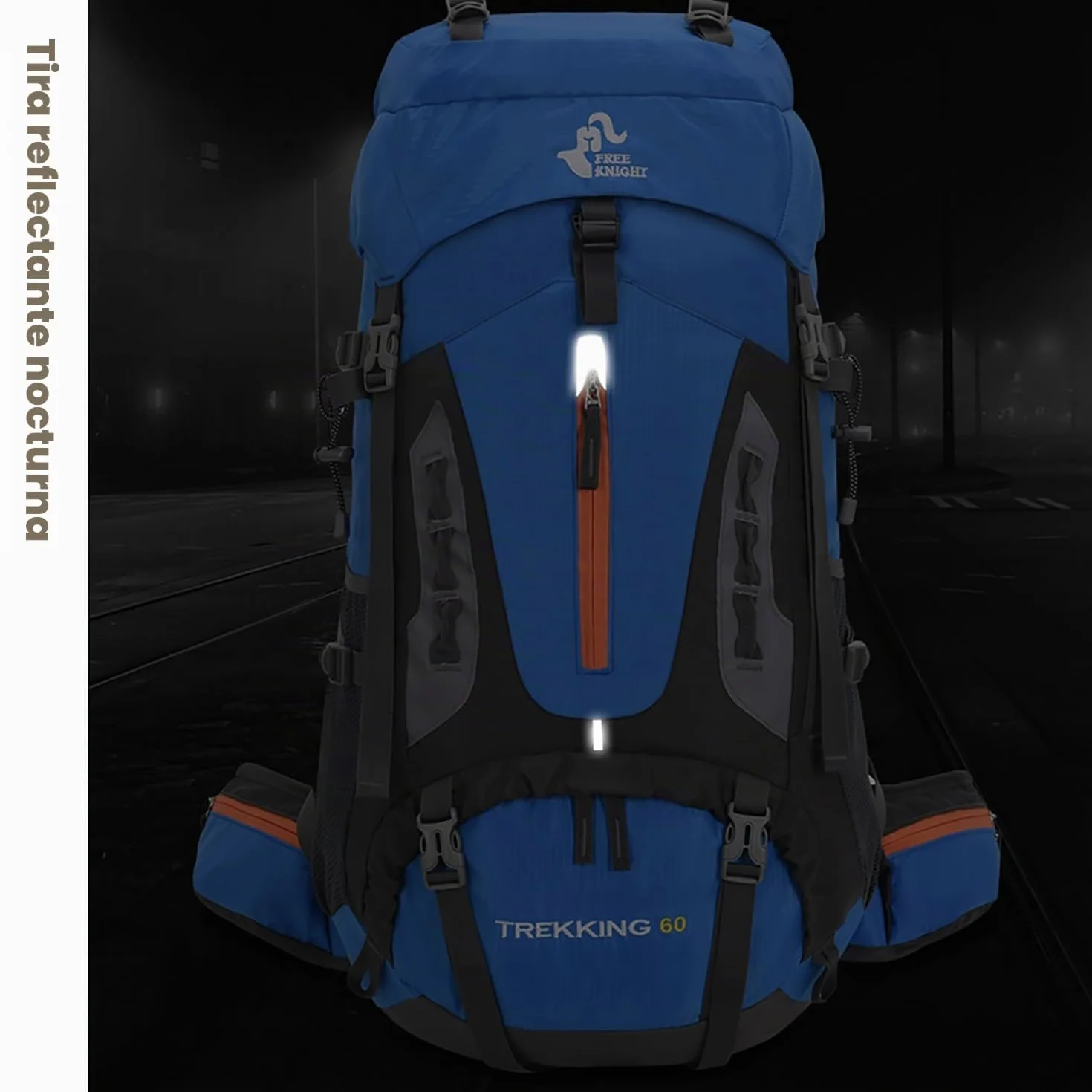 Bseash Mochila de senderismo ligera impermeable de 60L con cubierta de lluvia, mochila deportiva al aire libre para escalada acampar y turismo