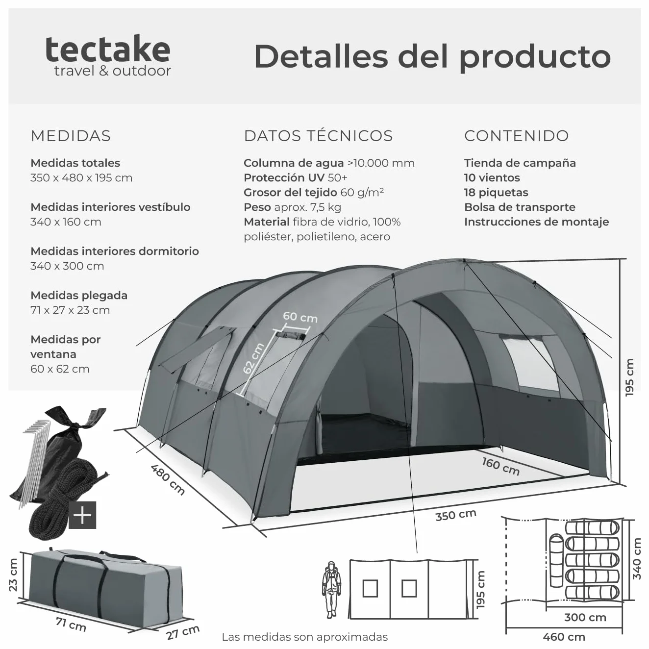 tectake® Tie