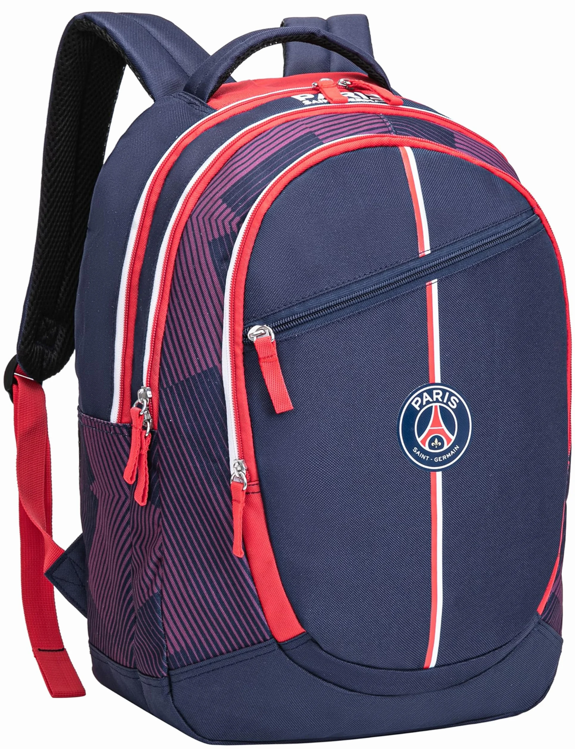Paris Saint-Germain - Mochila escolar PSG - Colección oficial con 3 compartimentos