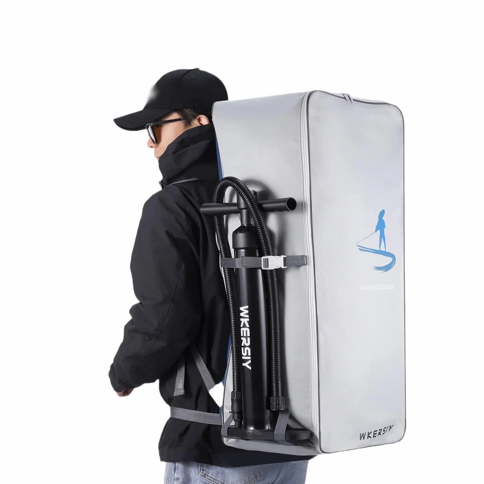 Kavolet Mochila para Paddle Board 105 L, Bolsa Tabla Surf SUP, Mochila Viaje Impermeable Oxford Gran Capacidad