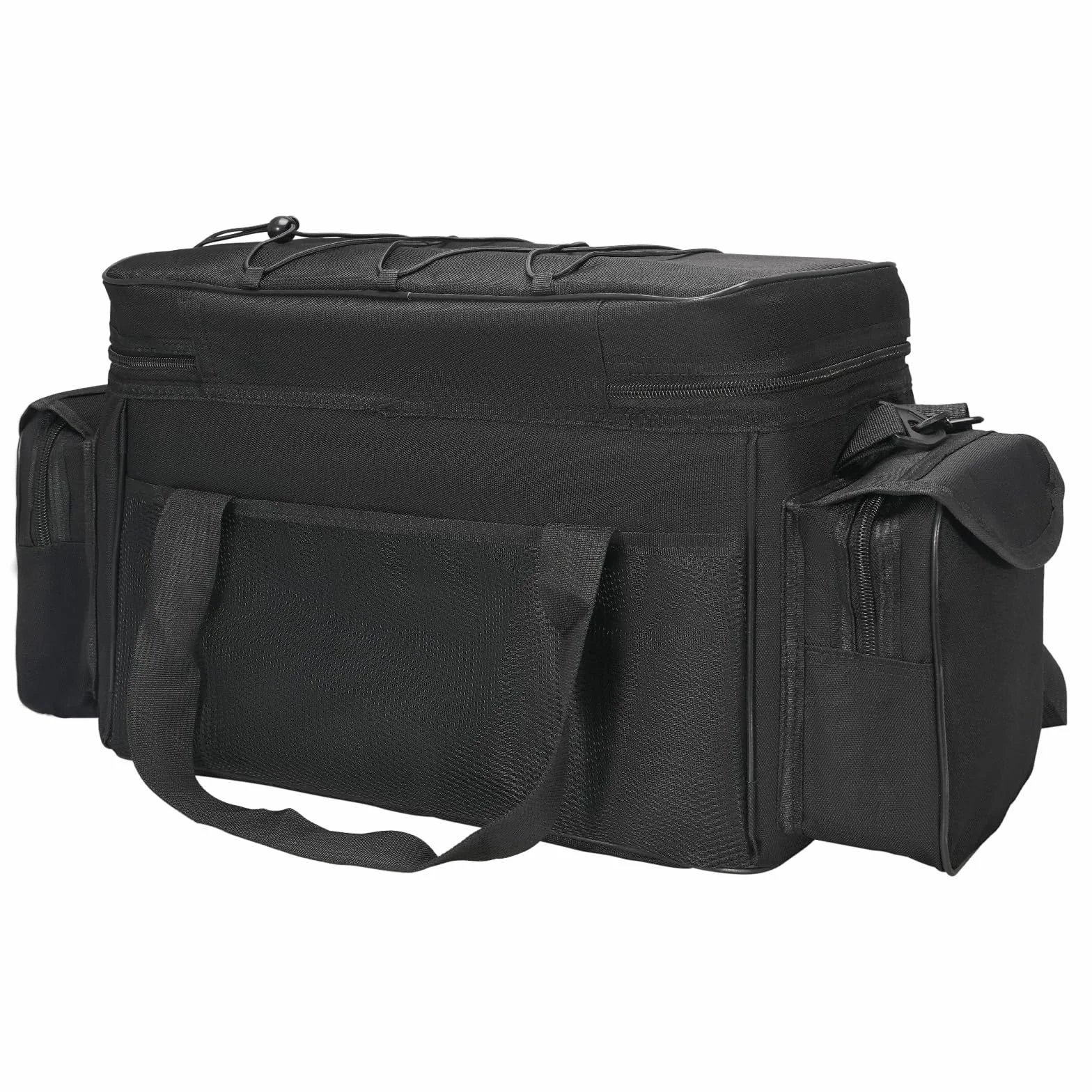 Seaknight Bolsa de pesca de un solo hombro, bolsa de pesca de carpa, bolsa de pesca en el mar, bolsa de camuflaje al aire libre, bolsa de viaje para senderismo, L - Negro, Para exteriores