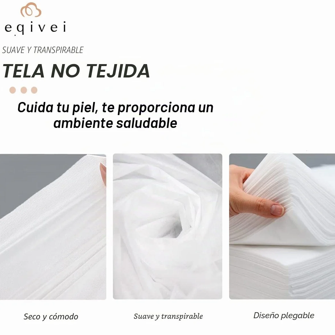 Sabanas Desechables Camilla Masaje 100x200 cm, No Tejidas, Blanco, 100 PCS