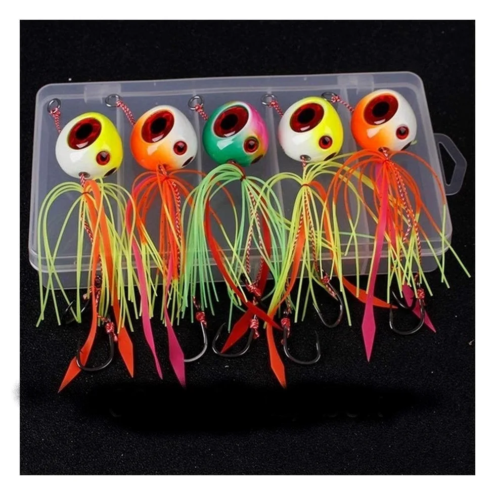 AYAME Cecilie 60g 100g 120g 150g 200g Tai Kabura Deslizante Plantilla del Plomo lápiz Jigging Señuelos Inchiku Tai Cauchos Red Snapper Mar Pesca cebos Barco Cecilie (Color : 100g x 5 pcs)