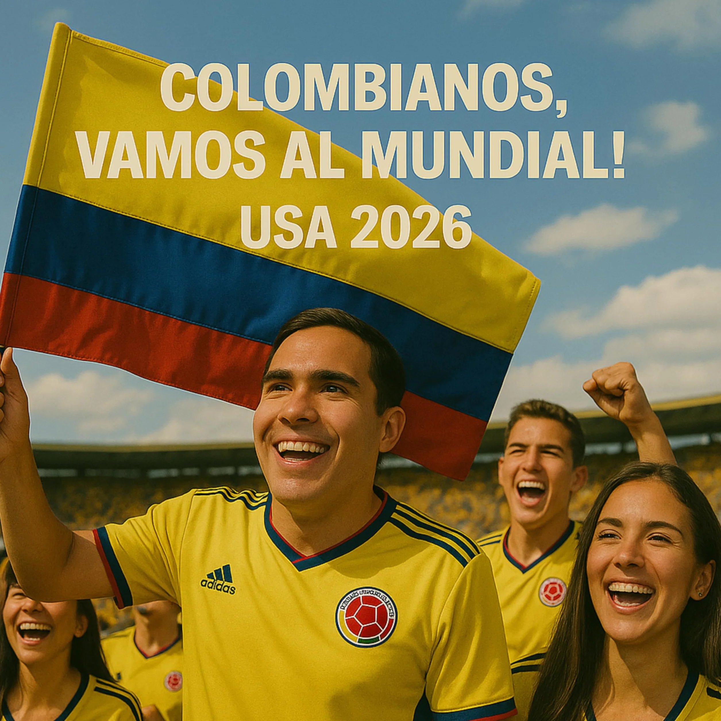Bandera Colombia Grande 90x150 cm Poliester 100 Denier Decoración Mundial 2026