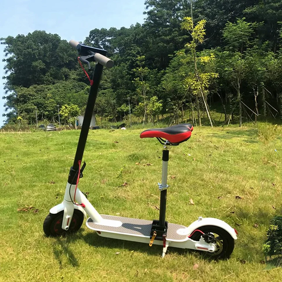 Asiento para scooter eléctrico accesorio para scooter eléctrico Xiaomi asiento adecuado para pedal ancho 140-152 mm, grosor del borde del pedal 9-10 m