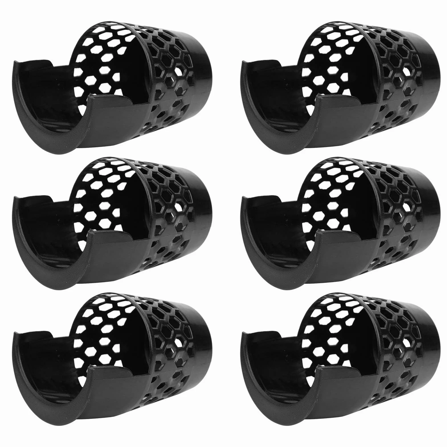 Bolsillos de Billar Plástico 6 Piezas 20x13,5cm Red de Inicio Cesta Pool Snooker Accesorios