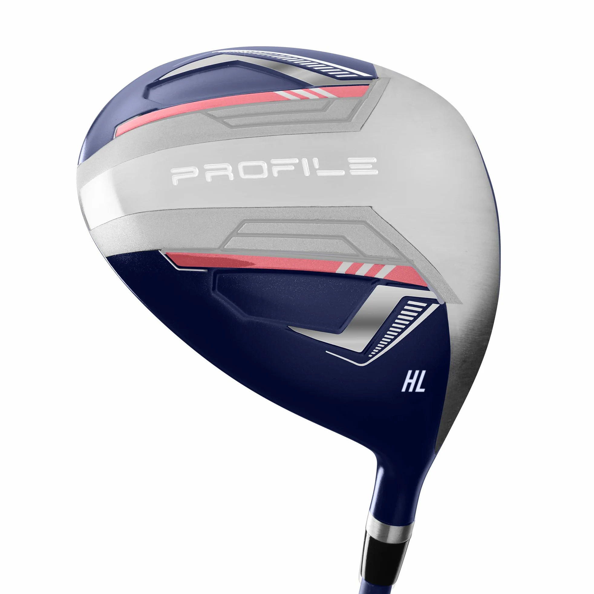 Wilson Profile Set Completo de Palos de Golf, Distancia Optimizada y Diseño para Mujer, Diestro, Color: Azul Marino/Oro Rosa/Plateado, Tamaño: Estándar