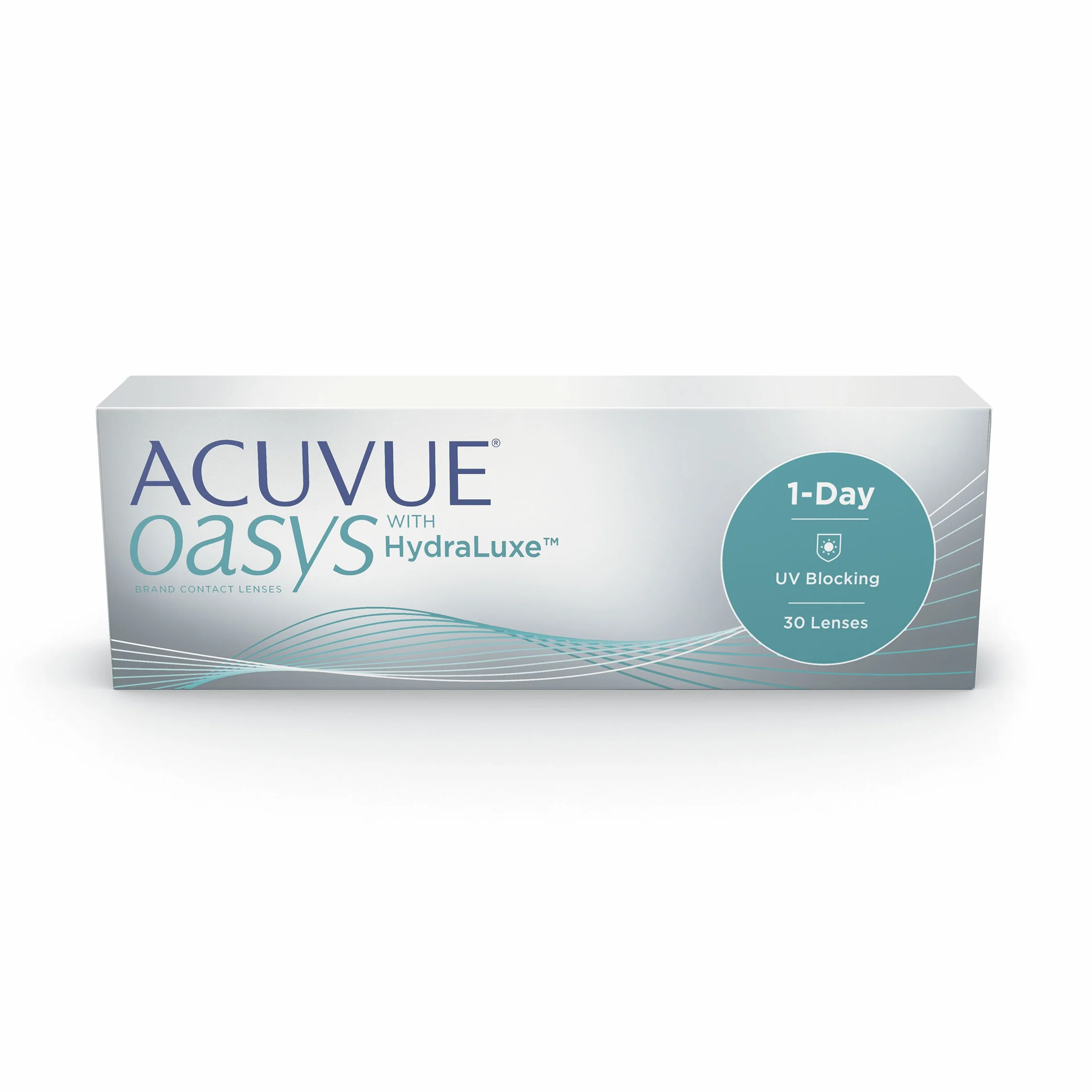 ACUVUE® OASYS 1-DAY con tecnología HydraLuxe™ - protección UV - 30 lentes