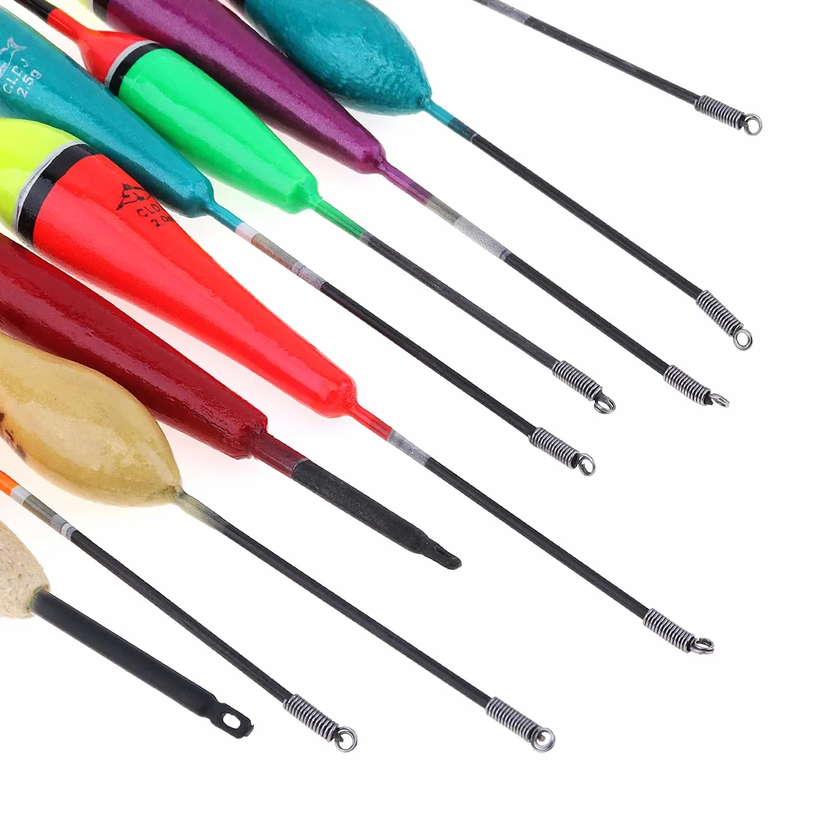 Flotador de pesca y bobber – Palo ovalado de madera de trucha para pesca
