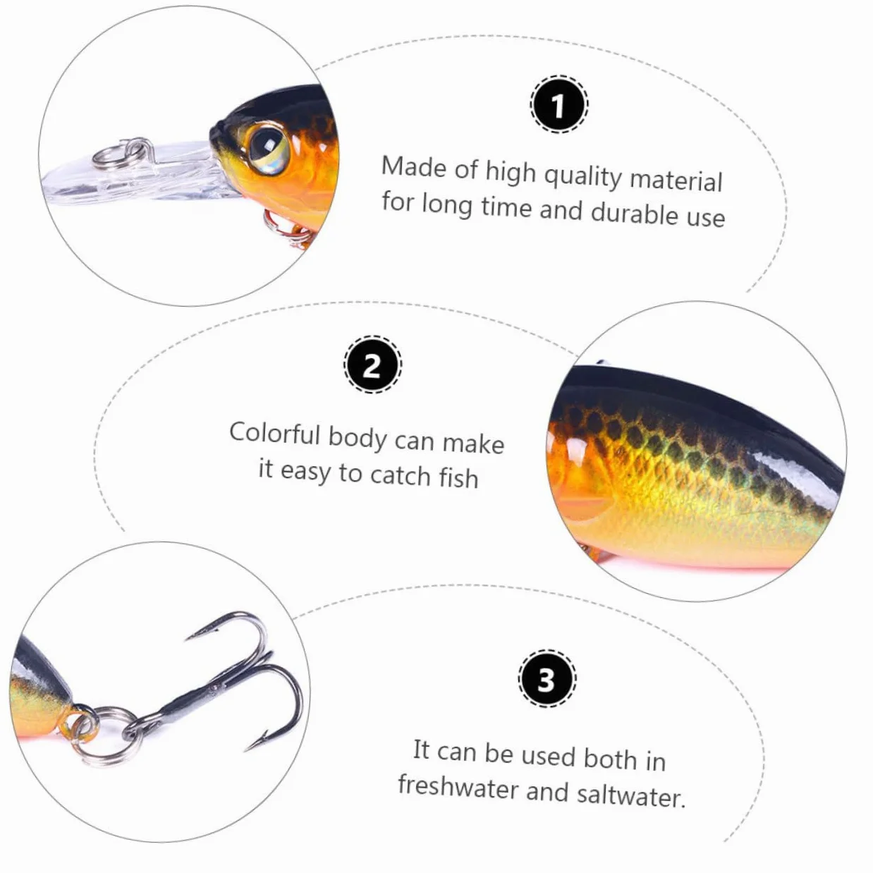 Toyvian Señuelo Cebo Artificial Abordar Kit De Señuelos De Pesca Señuelos Cebos Sonajas Azul Equipo Pececillo Desechos Cebos Coloridos Cebo De Pesca Vistoso Abs