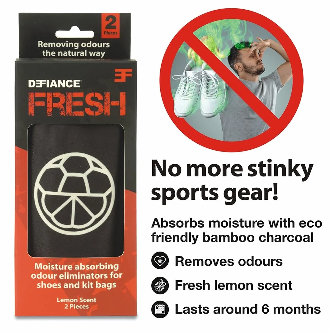 Desodorante para botas y zapatos Defiance Fresh - Eliminador de olores reutilizable