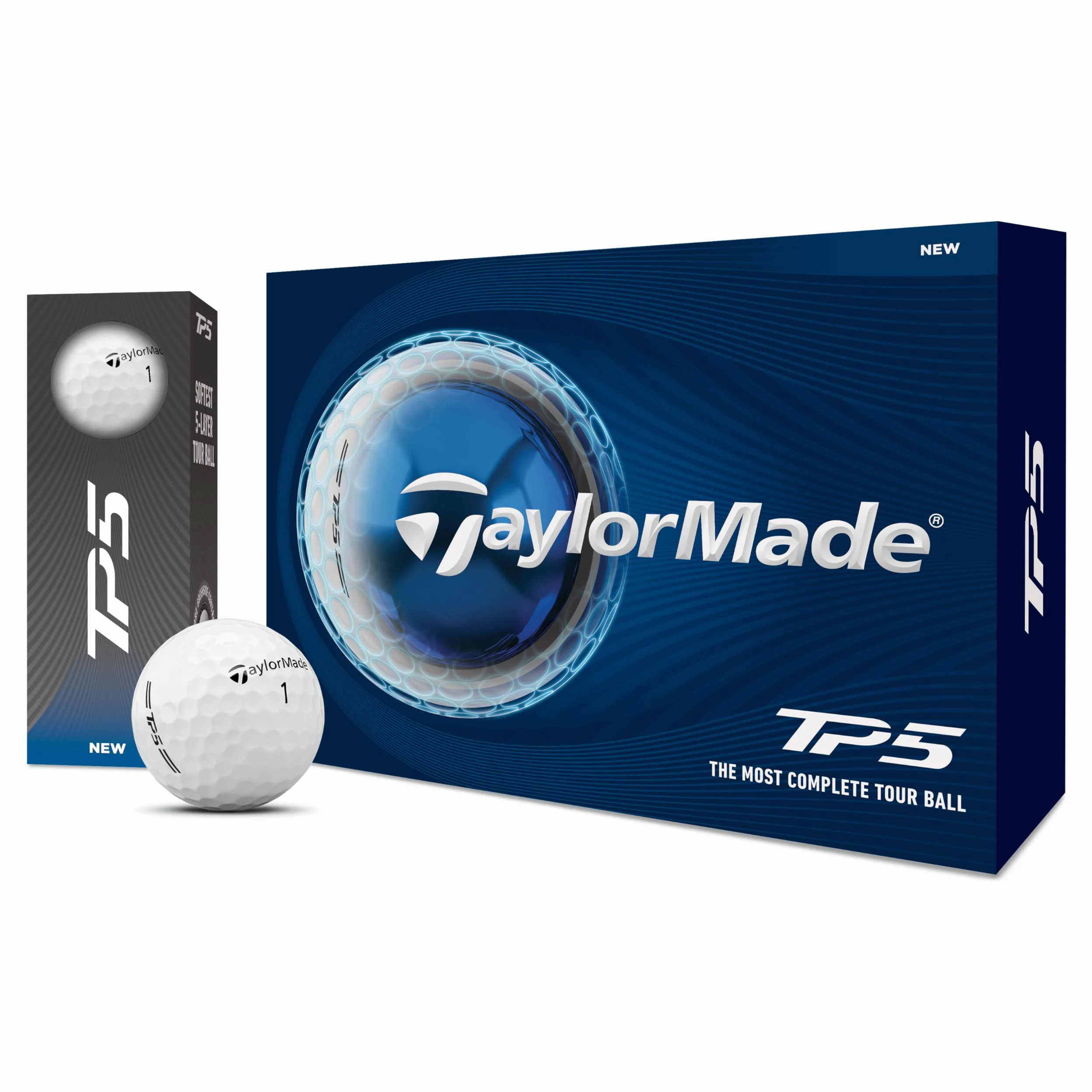 Taylormade Golf TP5 Blanco Una Docena