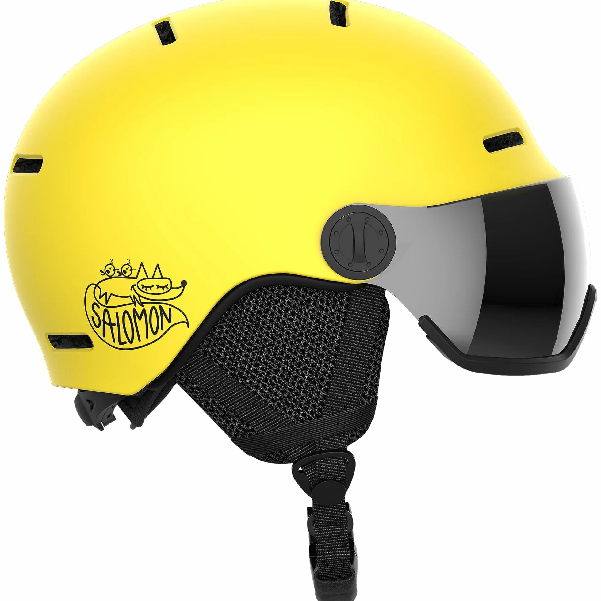 Salomon Orka Visor Casco de Esquí para Niños Snowboard Protección