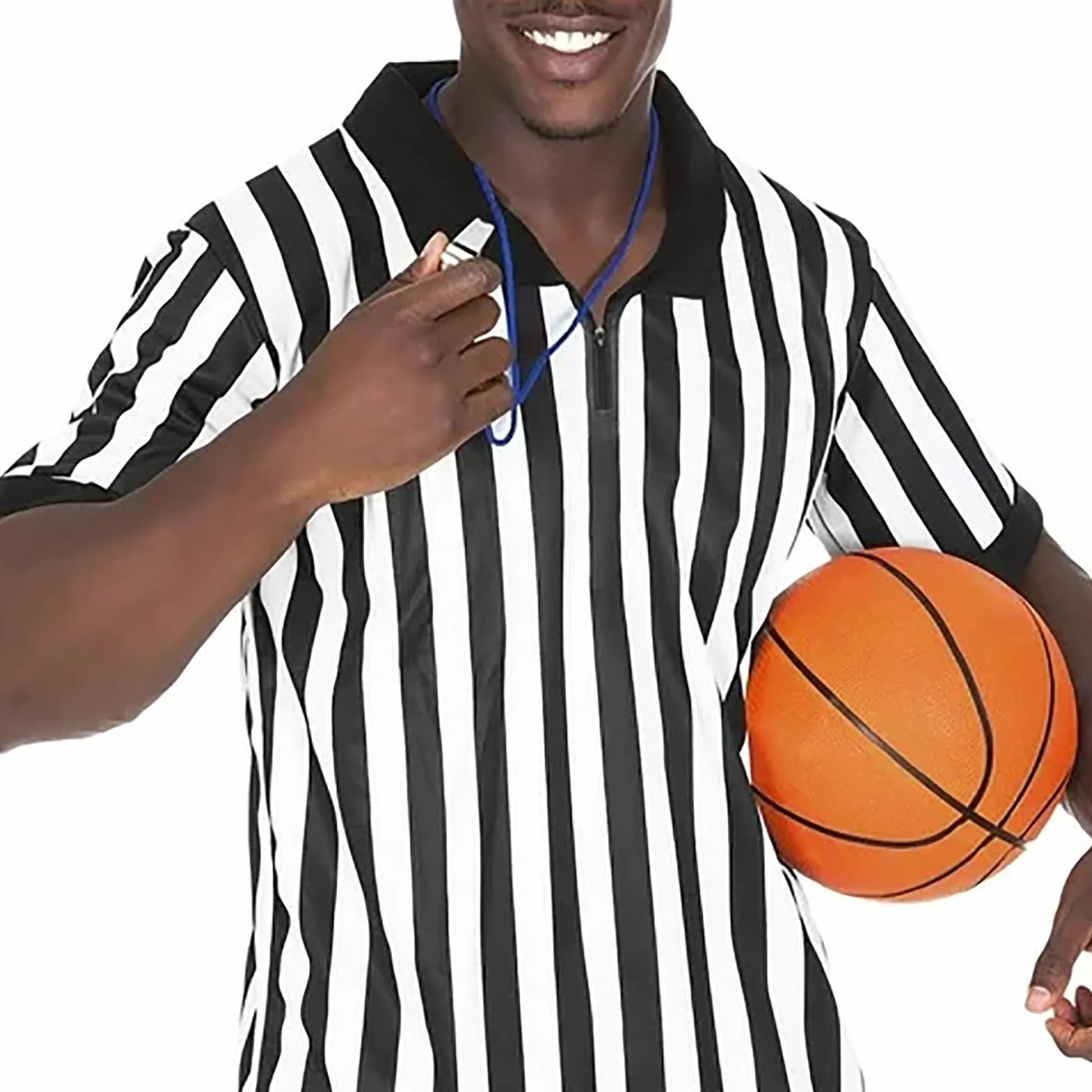 2025 - Camisa de árbitro para hombre, camiseta oficial de árbitro para hombre, manga corta, disfraz de fútbol, Halloween, camiseta sin mangas para hombre