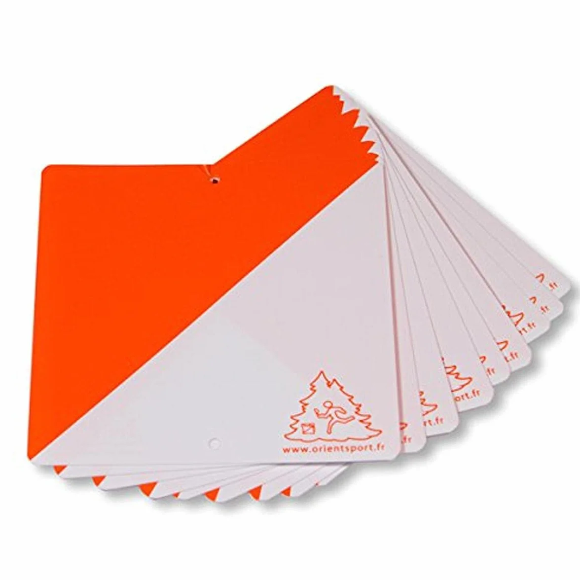 55000-15-23 Balizas Plastificadas, Transparente, 15 x 15 cm