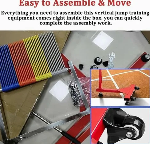 Probador de salto vertical portátil, equipo de entrenamiento de salto alto para atletas, gimnasio en casa y rendimiento deportivo