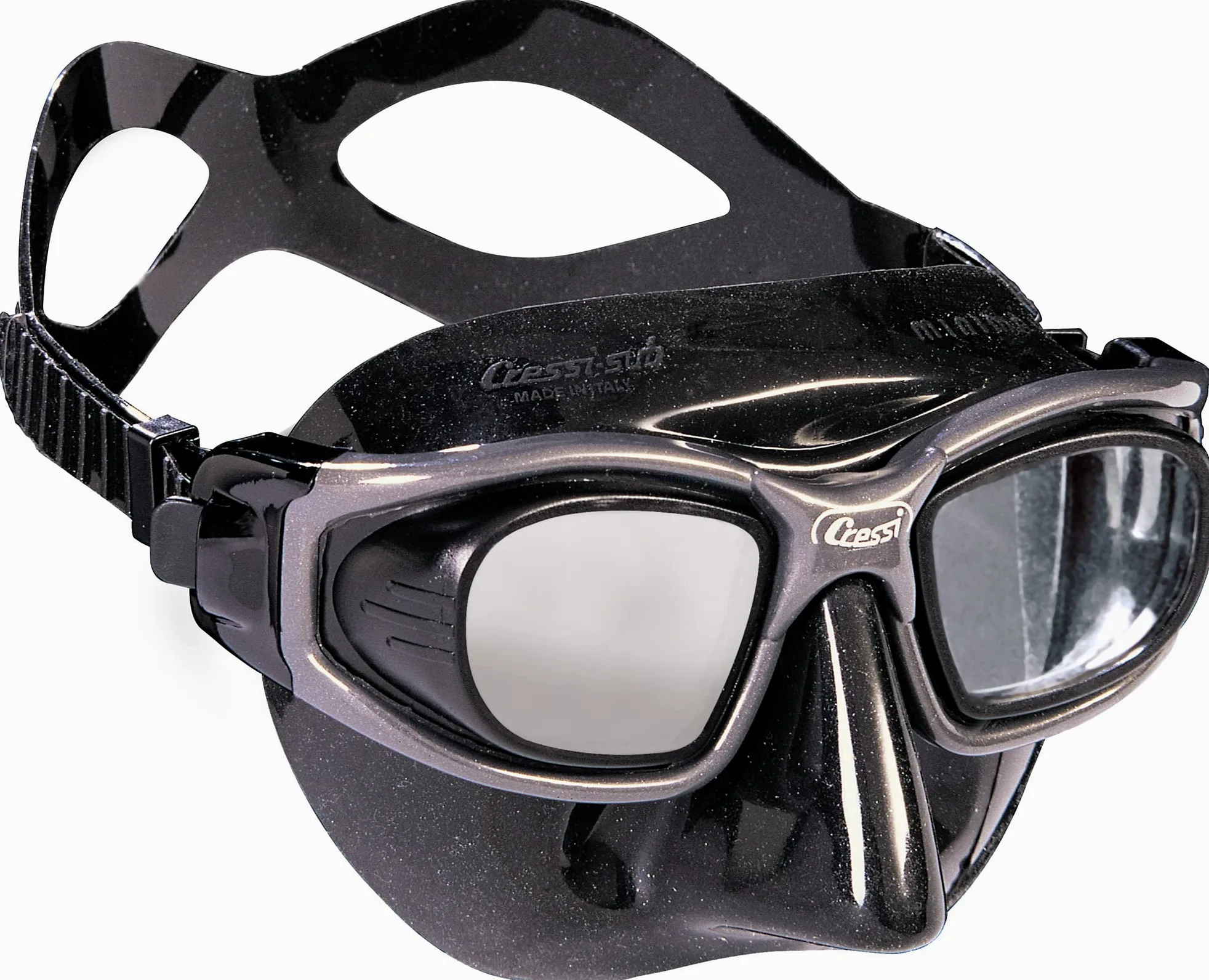 Cressi Minima - Gafas de Buceo, Color Negro
