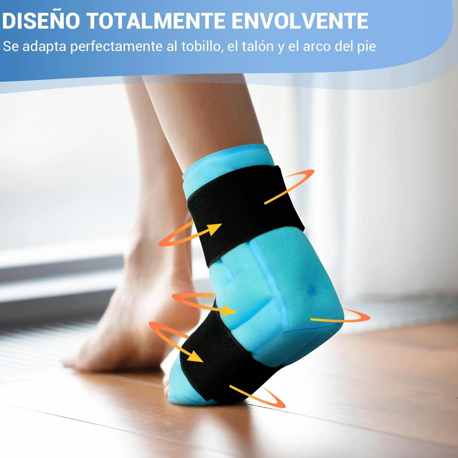 Comfytemp Bolsa de Hielo para Tobillo y Pie, Terapia de Frío y Calor para Alivio del Dolor, 1 Unidad
