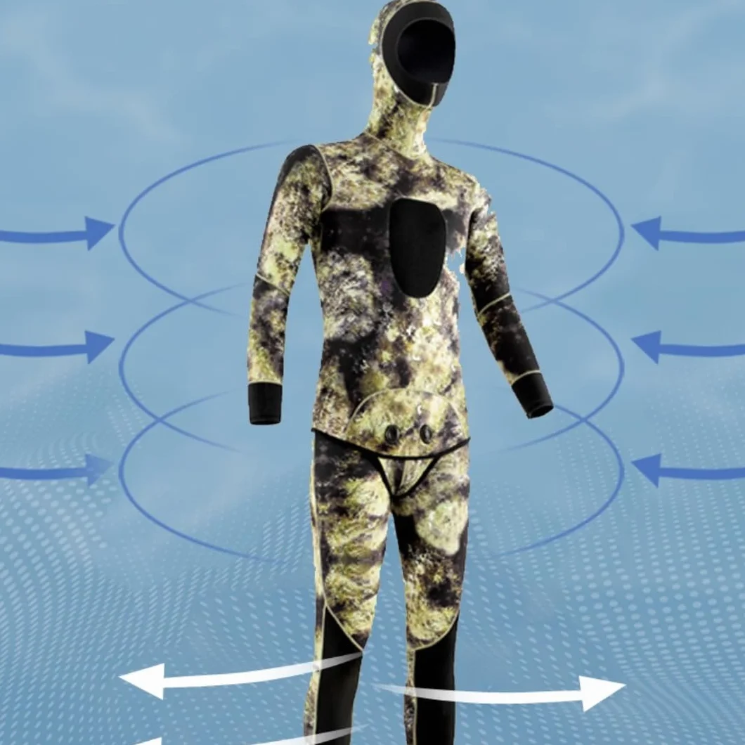 Traje de neopreno de 3 mm y 5 mm para adultos, traje de neopreno para hombre, traje de buceo completo, traje de neopreno de cuerpo completo para mujeres y hombres