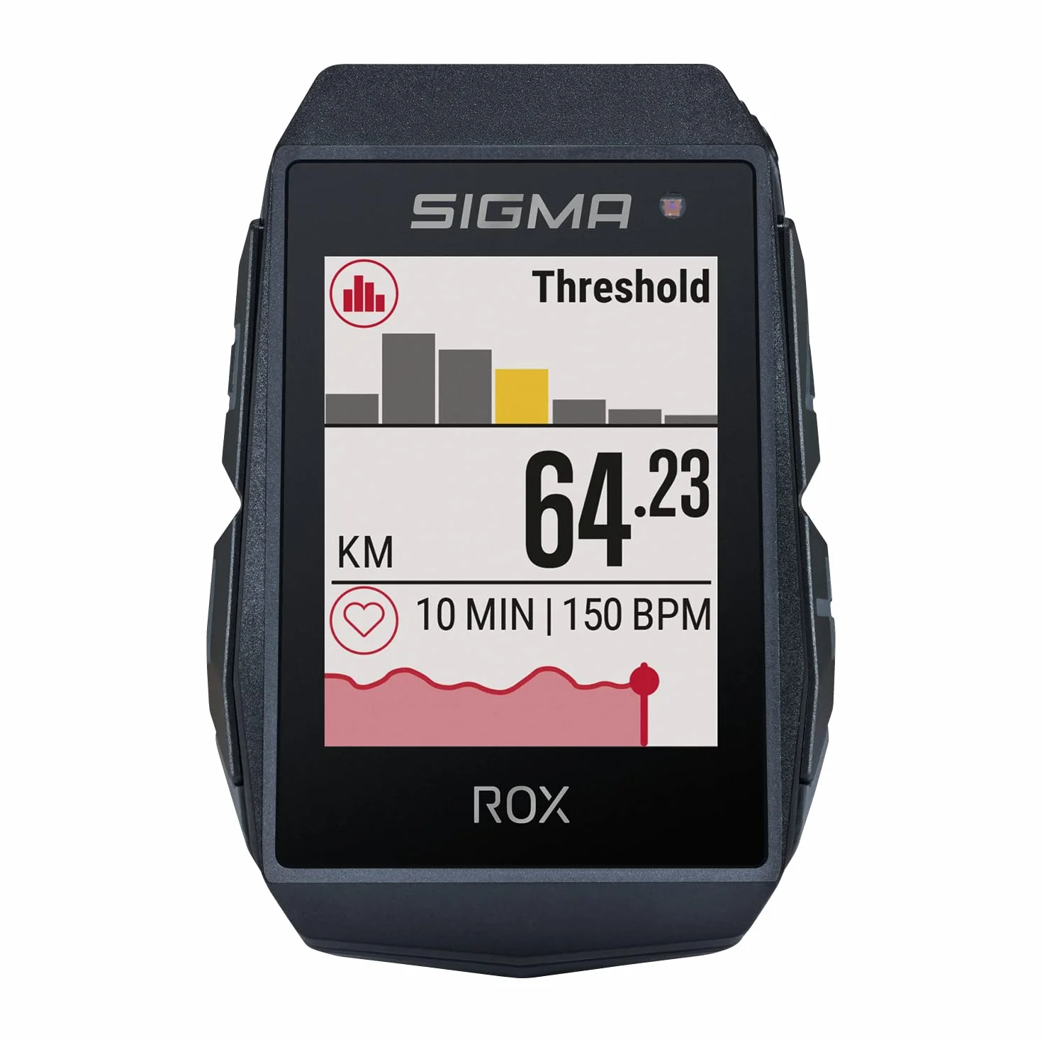 Sigma ROX 11.1 EVO Negro | Ciclocomputador GPS con 150 Funciones | Compatible con E-Bike I Ciclocomputador inalámbrico con Pantalla de 1,77" I Velocímetro GPS con medición de altitud