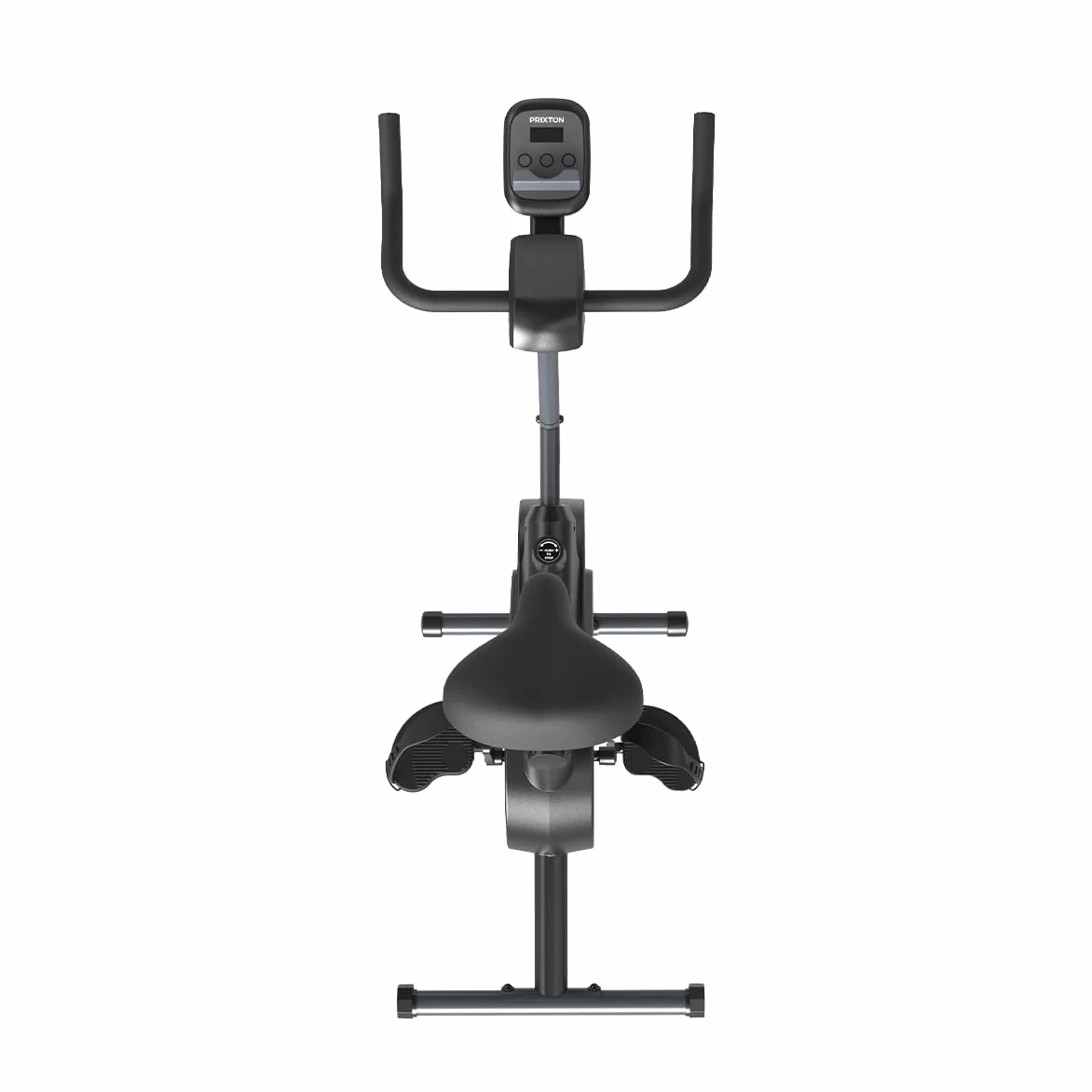 PRIXTON Bicicleta Estática Bike Fit Xtreme para cardio y fitness, Bicicleta de Spinning con Resistencia 6 kg, 7 niveles, Pulsómetro y Pantalla LED, Soporte para dispositivos