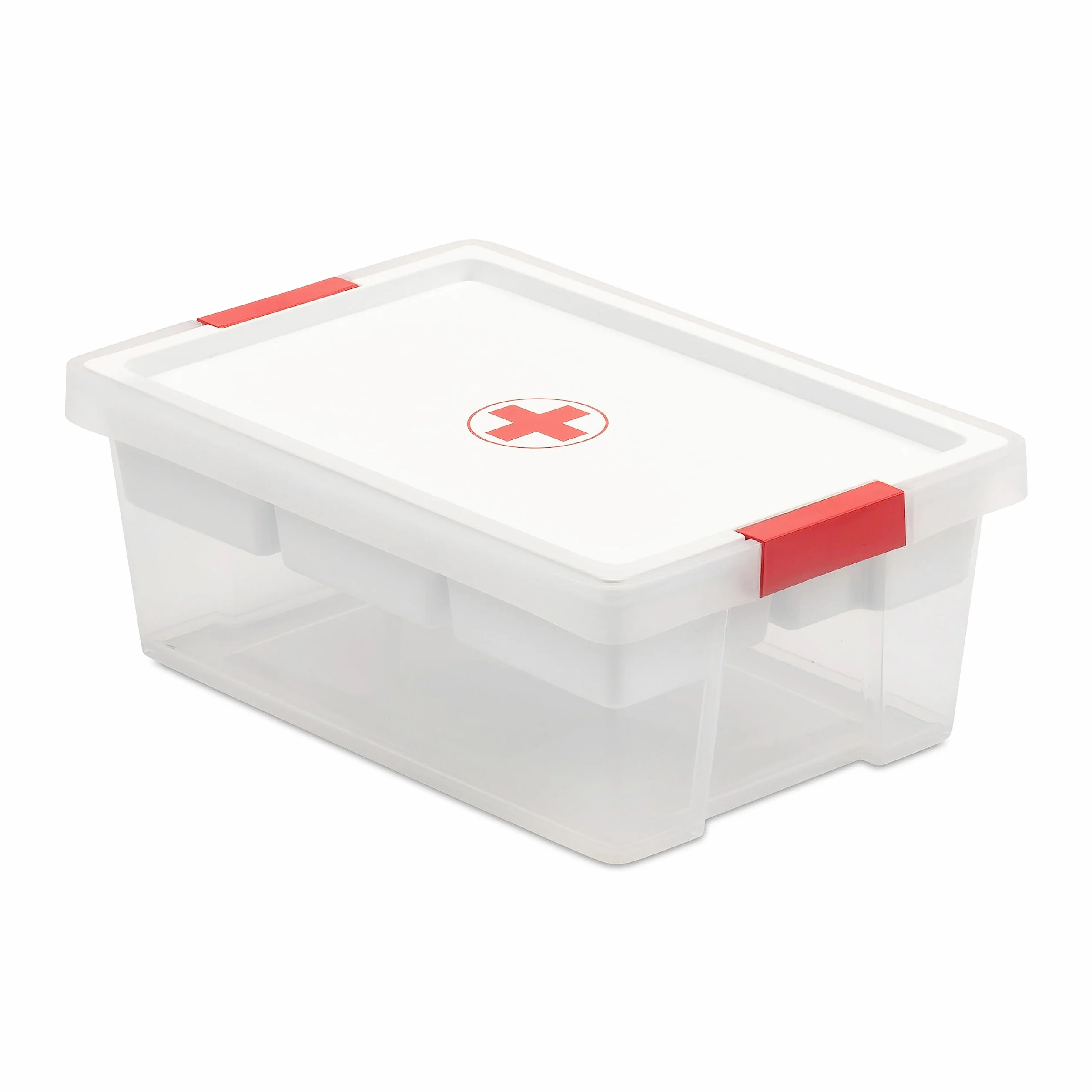 Tatay Caja Botiquín 7L Plástico Reciclado Libre BPA 25x36x13,5 cm Blanco