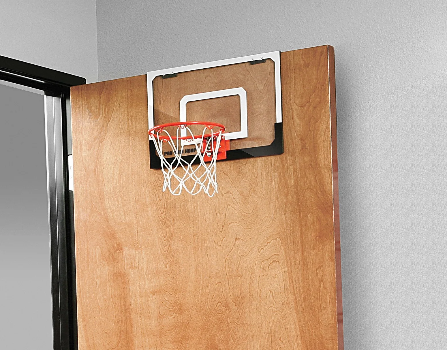 SKLZ Aro de Baloncesto Mini Profesional, Incluye Pelota, Resorte de Seguridad - 45.72 x 30.48 cm