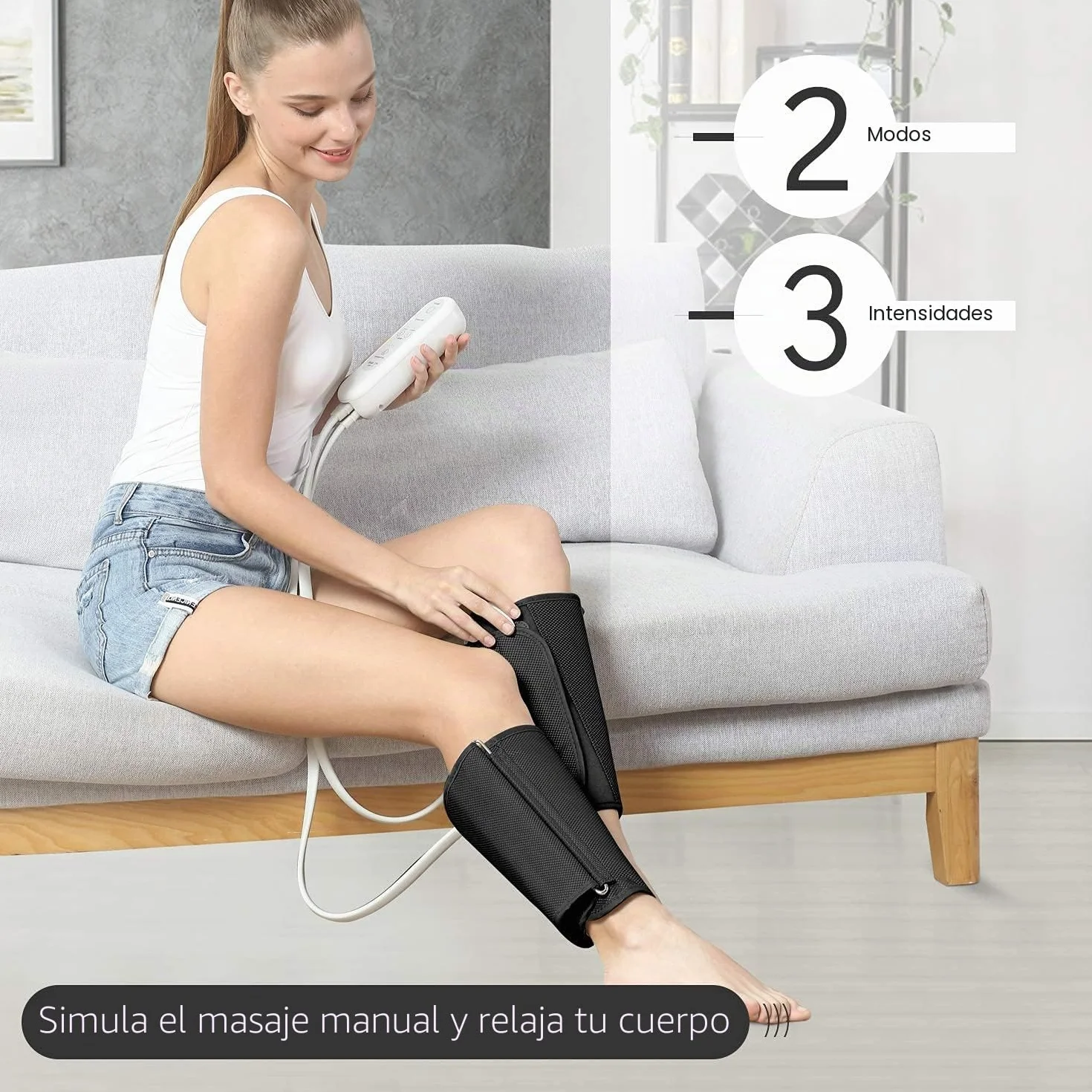 FIT KING Presoterapia Piernas Masajeador Compresión Recuperación Muscular