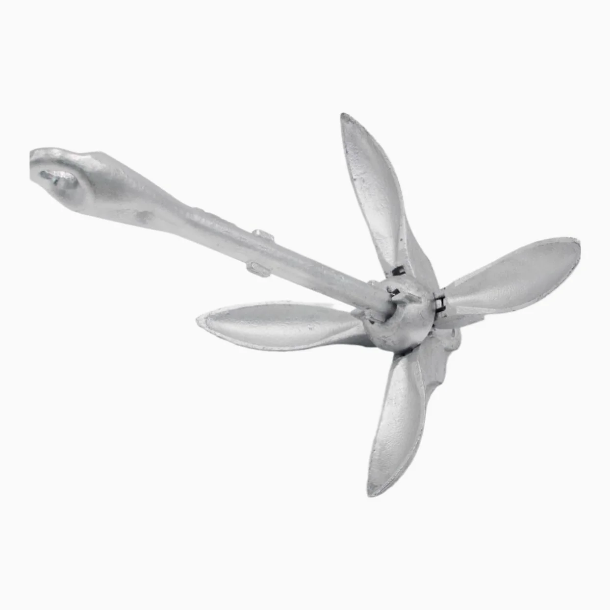 Accesorios para barcos, Ancla de acero inoxidable pulido con rezón for embarcaciones. Ancla de garra. Ancla plegable, herrajes de anclaje for anclaje con rezón for embarcaciones para barcos y yates(3.