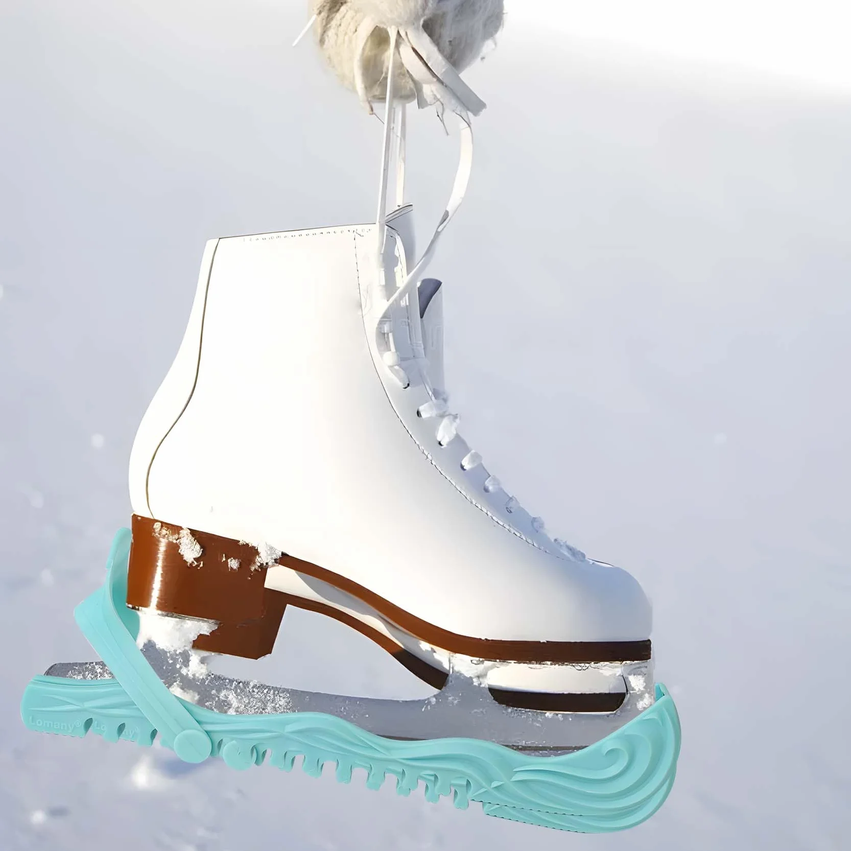 Lnrkai Protectores de Patinaje sobre Hielo, Cubiertas de Cuchillas de Patinaje sobre Hielo, Protectores de Patines Ajustables para Patinaje sobre Hielo, Accesorios para Patines artísticos