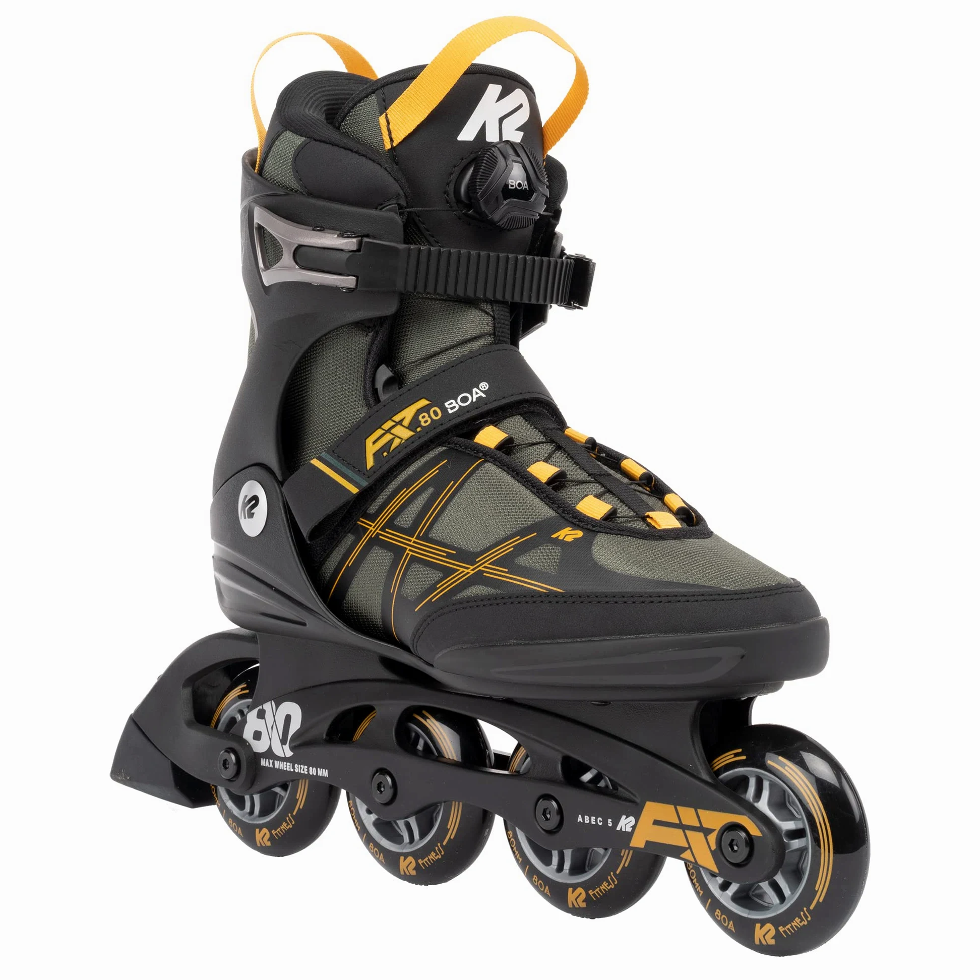 K2 F.I.T. 80 Boa Inline Skate 2025 Black/Blue