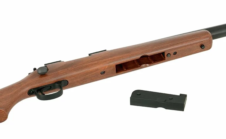 Rifle Francotirador Sniper Airsoft 6 mm VSR-10 CM.701C-U Cyma Madera. Potencia 2,5 Julios. Incluye 1 Cargador. Acción Manual o de Muelle. Versión upgradeada 520 fps