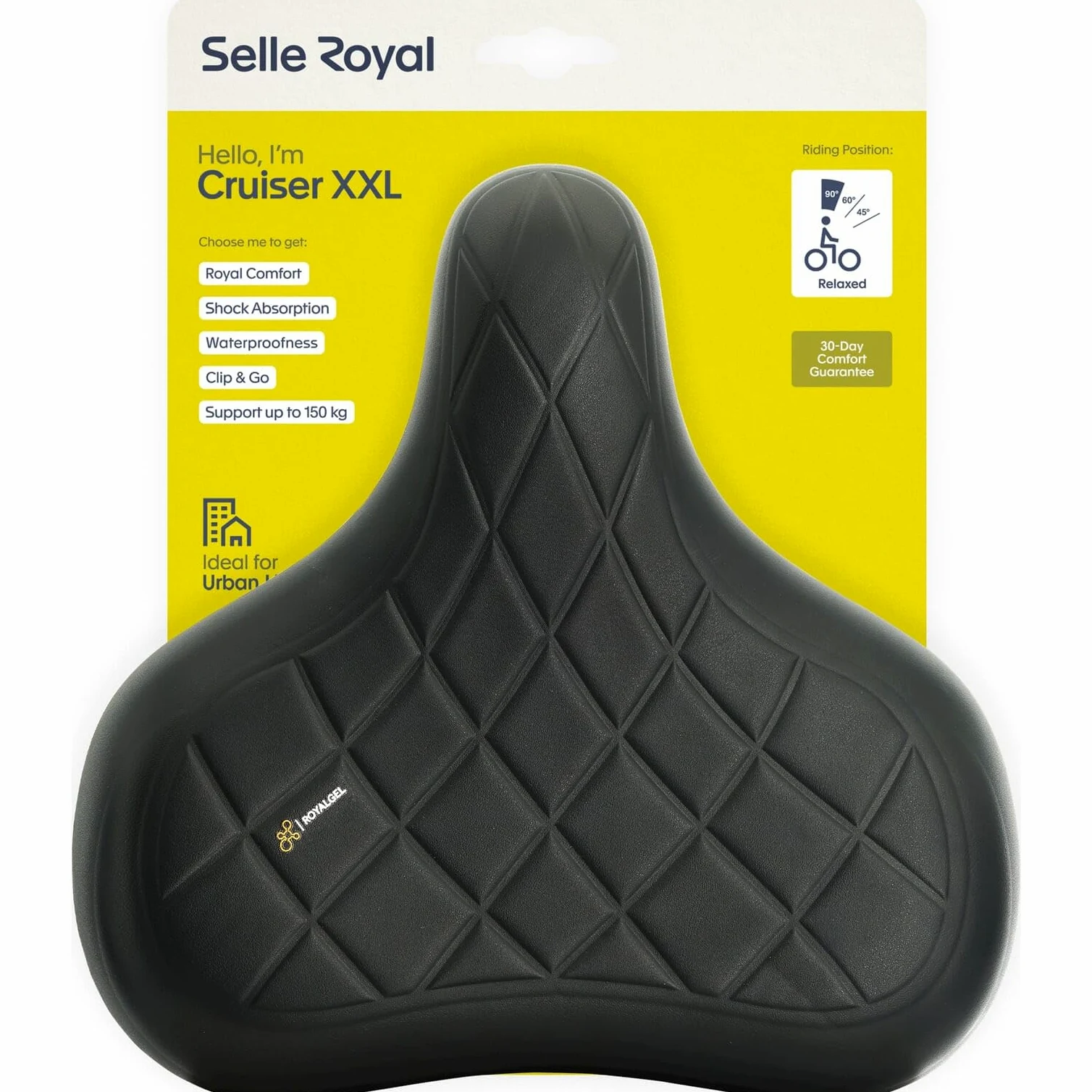 Selle Royal - Cruiser XXL - Sillín de bicicleta
