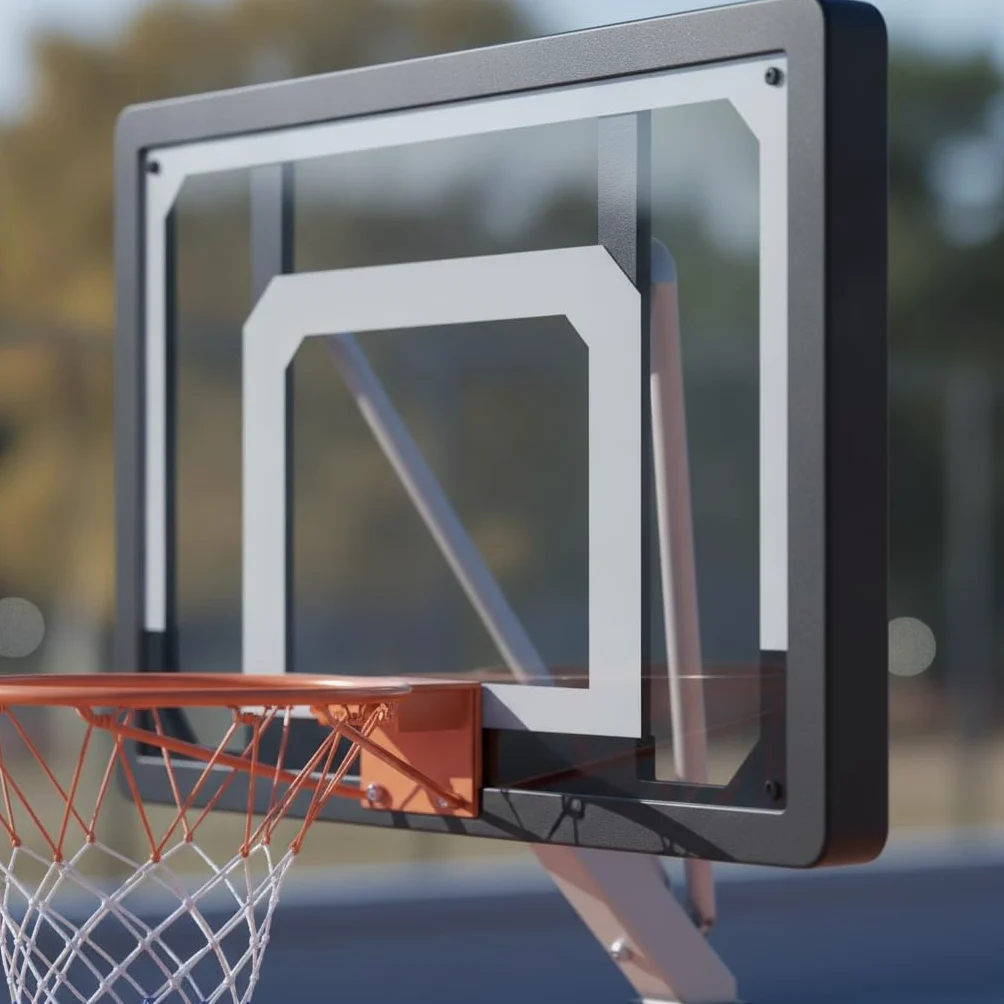 Canasta de Baloncesto Exterior Ajustable Portátil para Niños y Familias