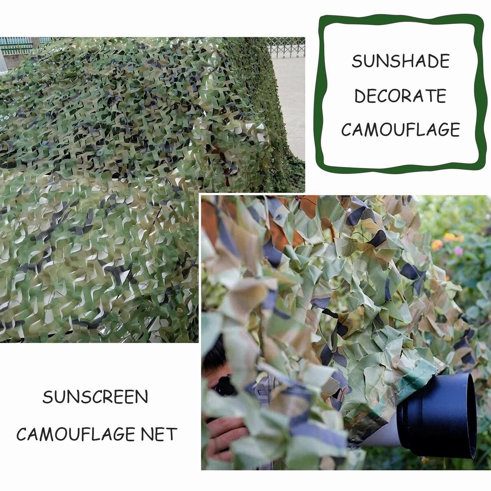 Red De Camuflaje Bosques,Malla De Camuflaje Militar,Red De Sombra para Caza,Red De Camuflaje Reforzada,para Protección Solar en Patio,Camping Exterior,decoración De Camuflaje,8x10m(26.2 * 32.8ft)