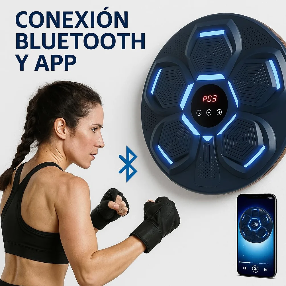 Máquina de Boxeo Musical Adulto - Pared, Music Punch, Punch Box
