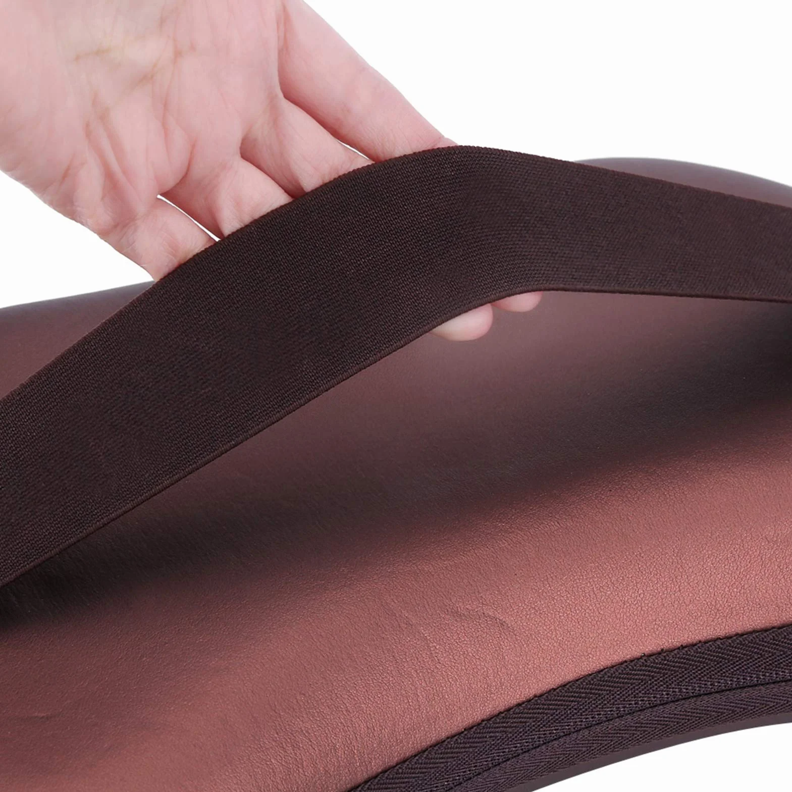Estink Cojín de Masaje Shiatsu para Espalda, Hombros y Cintura, con Protección Contra Sobrecalentamiento, Apagado Automático, Café