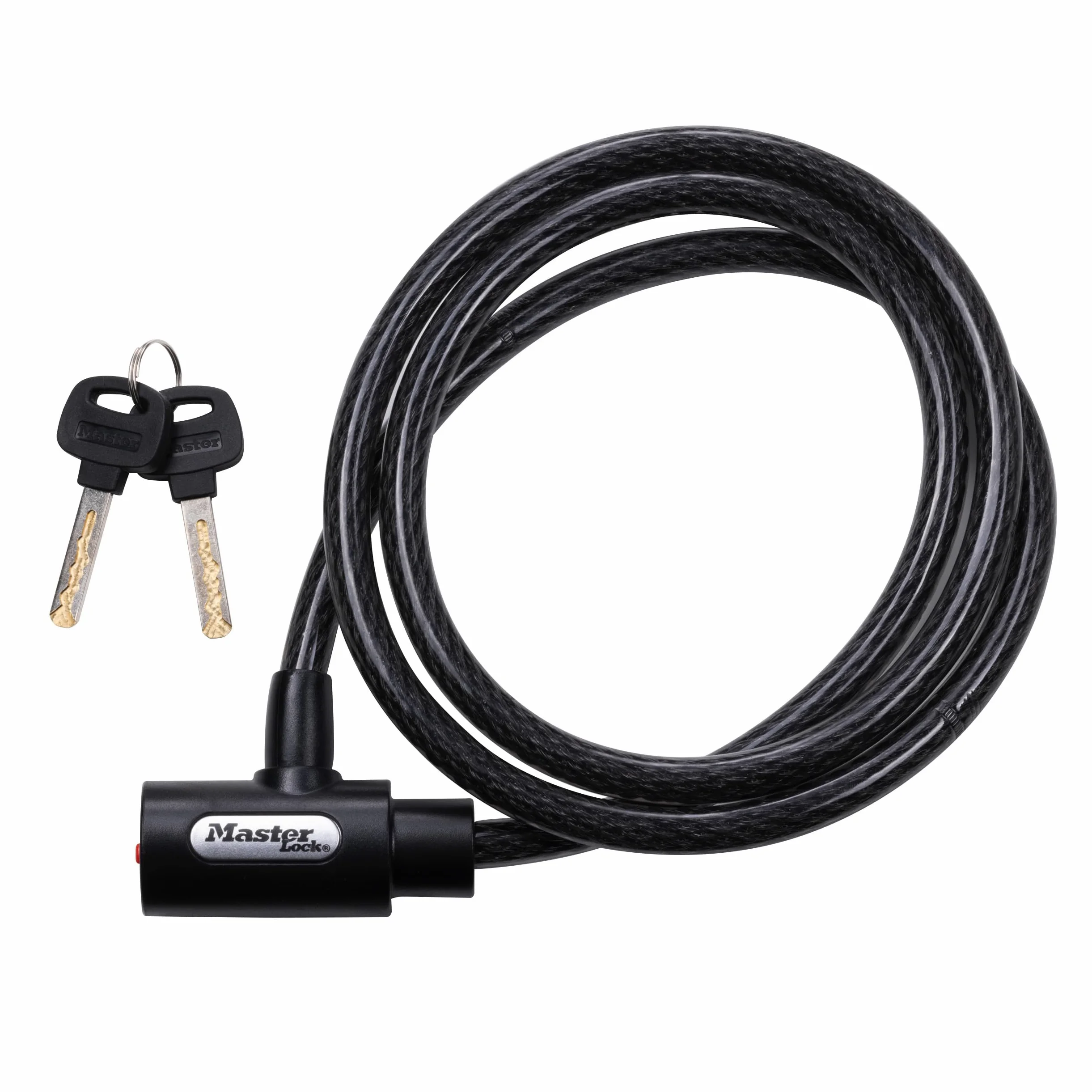 Master Lock 8364DCC Candado de bicicleta con llave, 1,5 m de largo