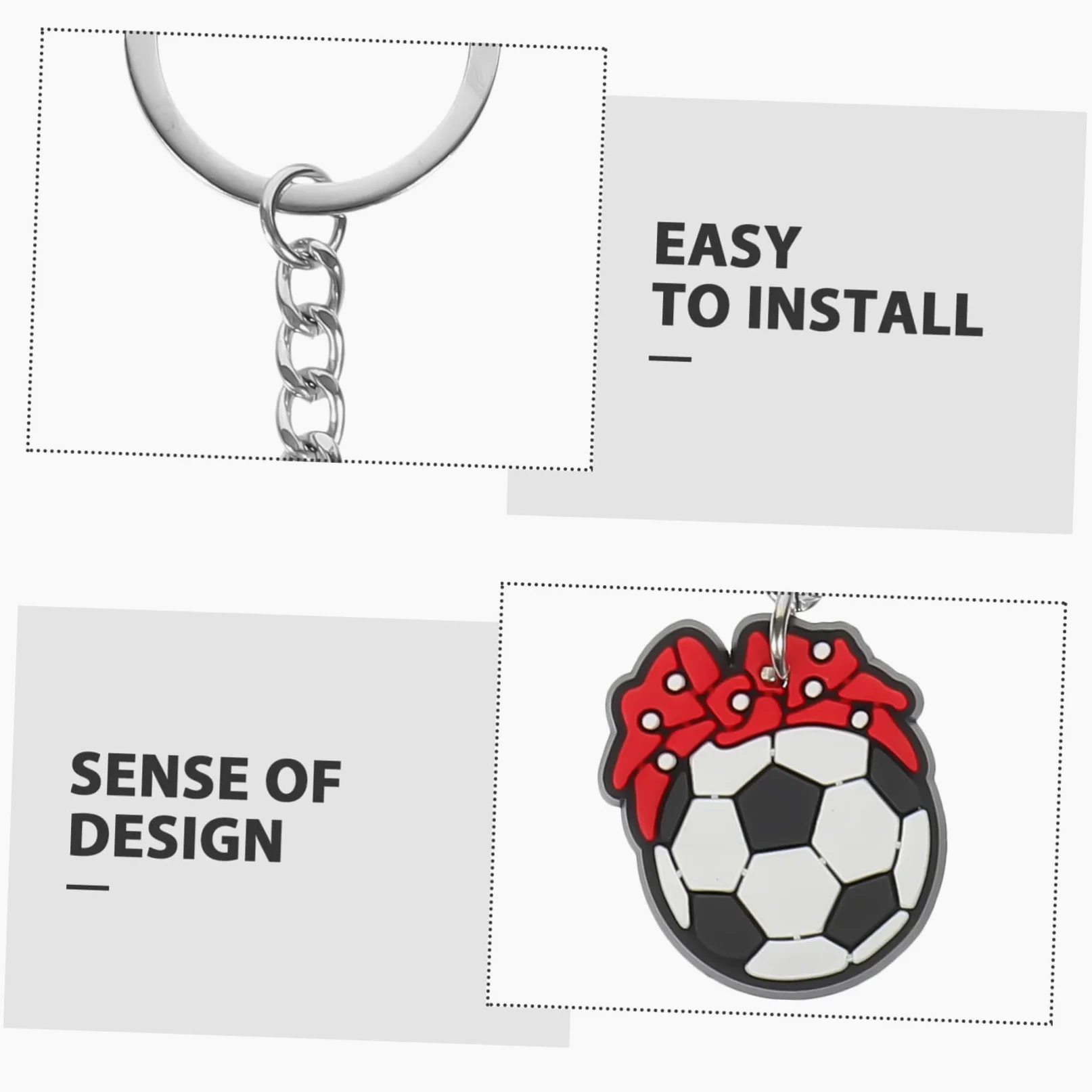 TOYANDONA Llavero Pelota Deportiva Colgantes De Llavero De Fútbol Pequeño Llavero Decorativo Adornos Colgantes De Mochila Llavero Novedad Pegamento Blando De Pvc