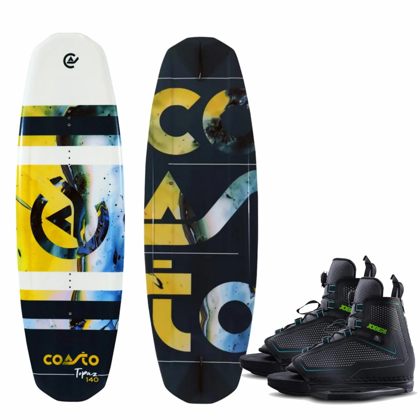 Brunelli Coasto Topaz 140 Flex Tabla de wakeboard con fijación 39-46