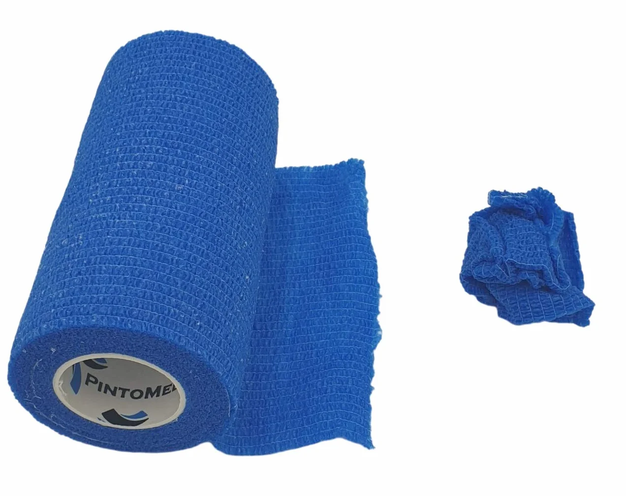 PintoMed Venda Cohesiva 6 Rollos 10 cm x 4,5 m Estirado Vendaje Autoadhesiva Elástica