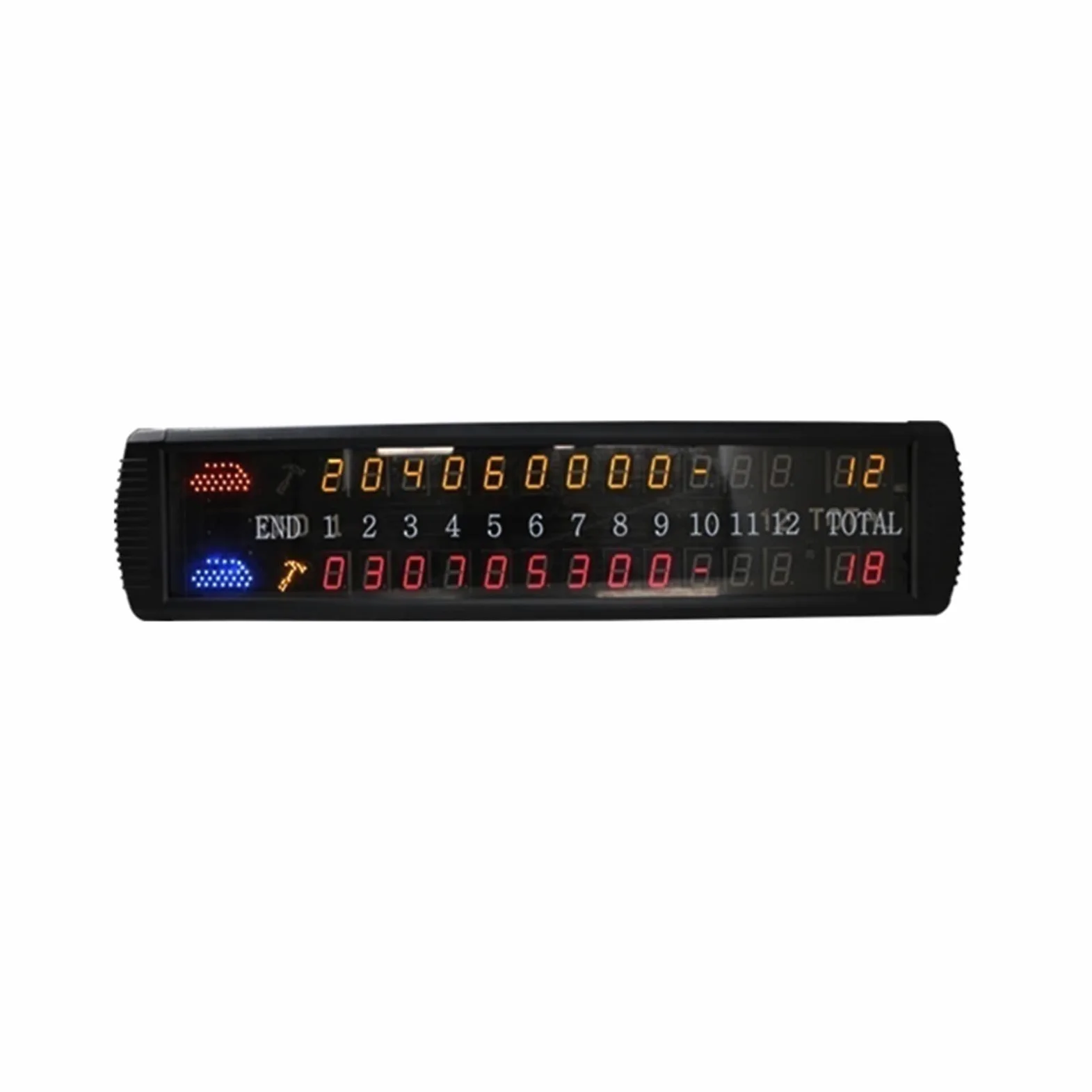 Temporizador de Reloj Marcador de Interior Multideporte for indicador de puntuación de Rizado automático Pantalla Led Digital Marcador de Juego de Rizado