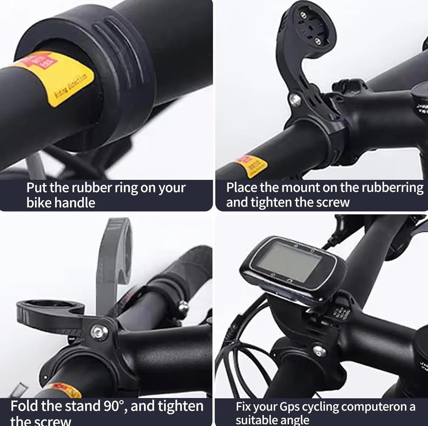 Soporte de Bicicleta para Garmin Edge Explore 2 para Garmin Edge 530 540 520 510 500 800 810 820 830 840 200 130 20 25 1000 1030 1040 Plus XOSS G/G+ GPS Ciclismo (Estilo 2)
